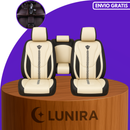 Funda para Asiento de Auto Deluxe en Cuero Legítimo Universal +REGALO: Alfombra Completa