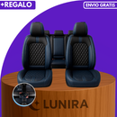 Funda para Asiento de Auto Universal Autra en Cuero Legítimo +REGALO: Juego Completo de Alfombras