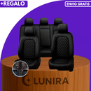 Funda para Asiento de Auto Universal Autra en Cuero Legítimo +REGALO: Juego Completo de Alfombras