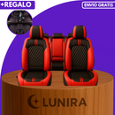 Funda para Asiento de Auto Universal Autra en Cuero Legítimo +REGALO: Juego Completo de Alfombras