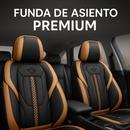 Funda para Asiento de Auto Deluxe en Cuero Legítimo Universal +REGALO: Alfombra Completa