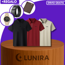 [Llevá 3, Pagá 2] Camisa Polo de Hombre Lanux en Algodón y Poliéster +REGALOS: Reloj, Cinturón y Billetera