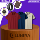 [Llevá 3, Pagá 2] Camisa Polo de Hombre Lanux en Algodón y Poliéster +REGALOS: Reloj, Cinturón y Billetera